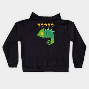 Comma Chameleon Puny shirt Kids Hoodie